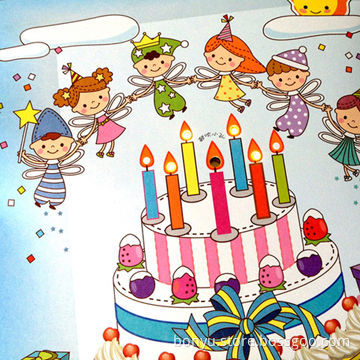 Music paper card, customized designs are accepted